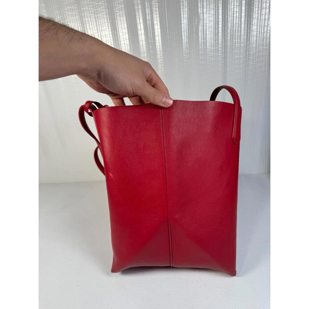Mansur Gavriel Red Everyday Soft Tote (As Is Condition) - Picture 11 of 16